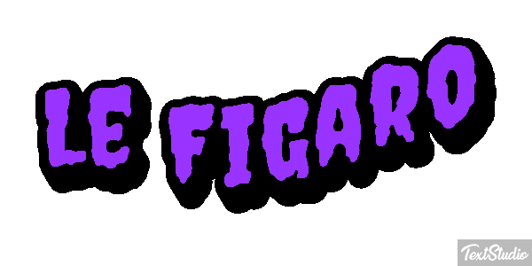 Le Figaro Text effect