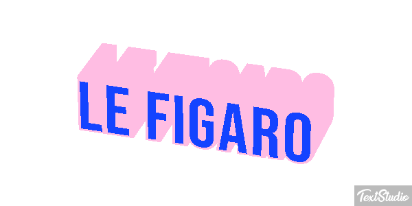 Le Figaro Text effect