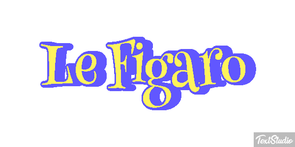 Le Figaro Text effect