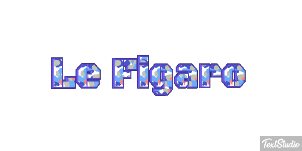 Le Figaro Text effect