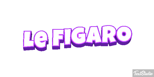 Le Figaro Text effect