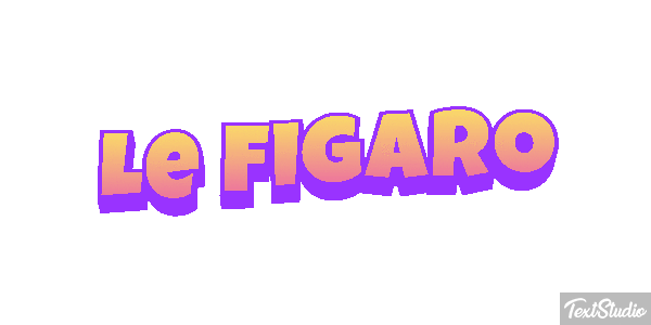 Le Figaro Text effect