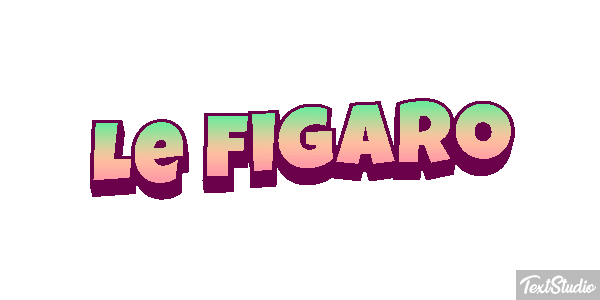 Le Figaro Text effect