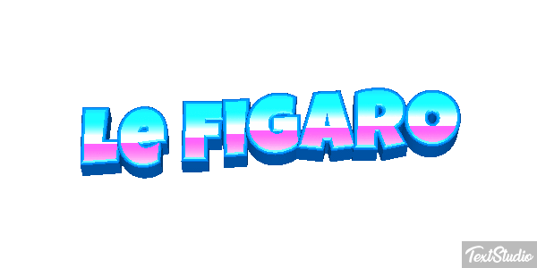 Le Figaro Text effect