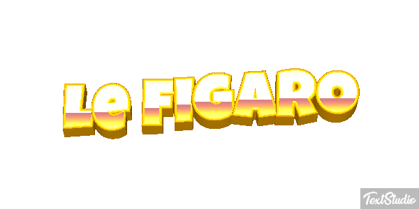 Le Figaro Text effect