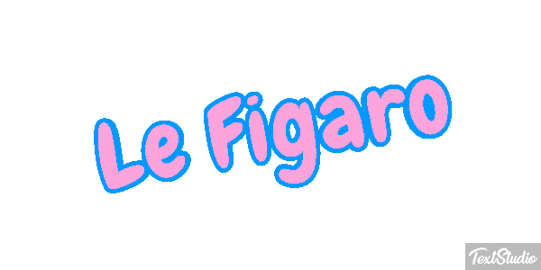 Le Figaro Text effect