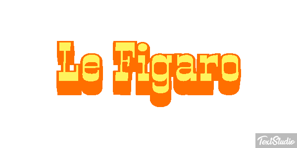 Le Figaro Text effect