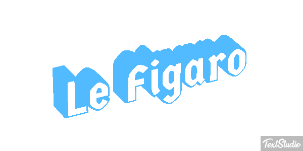 Le Figaro Text effect