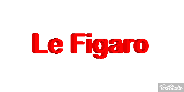 Le Figaro Text effect