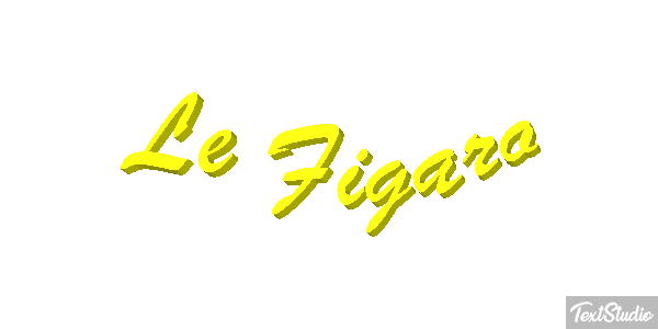 Le Figaro Text effect