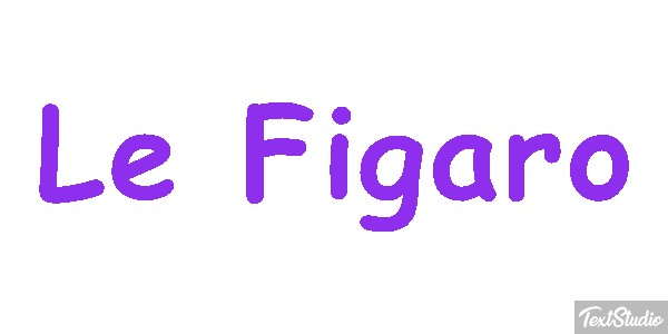 Le Figaro Text effect