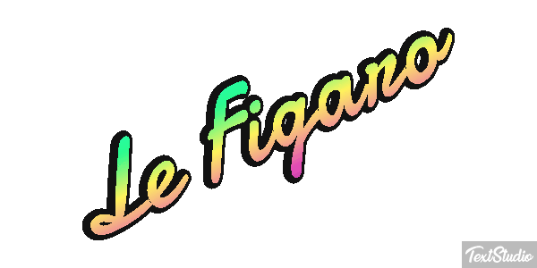 Le Figaro Text effect