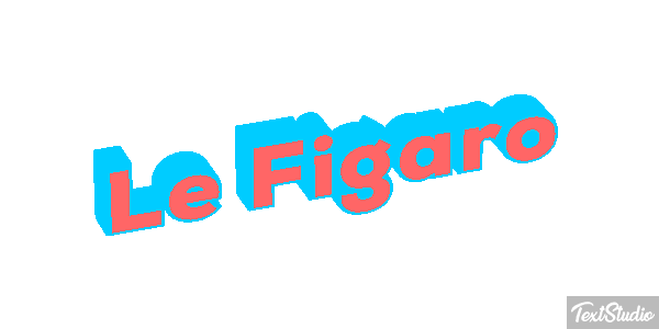 Le Figaro Text effect