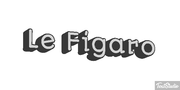 Le Figaro Text effect