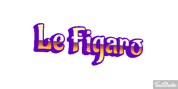 Le Figaro Text effect