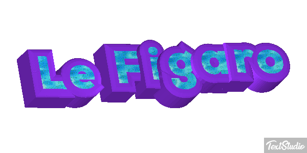Le Figaro Text effect