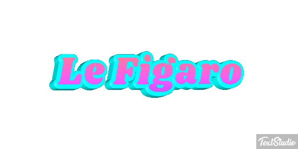 Le Figaro Text effect