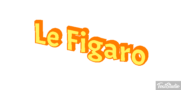 Le Figaro Text effect