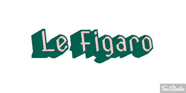 Le Figaro Text effect