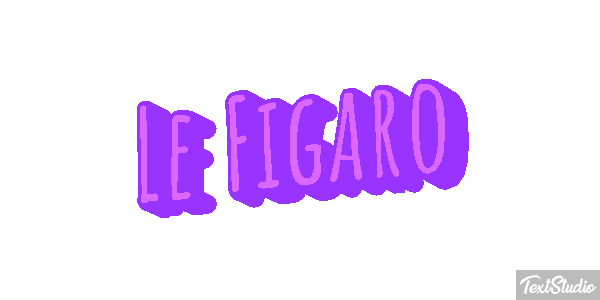 Le Figaro Text effect