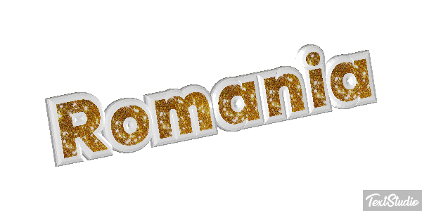 Romania Text effect