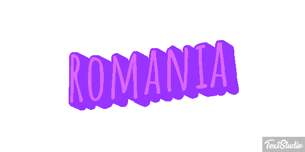 Romania Text effect