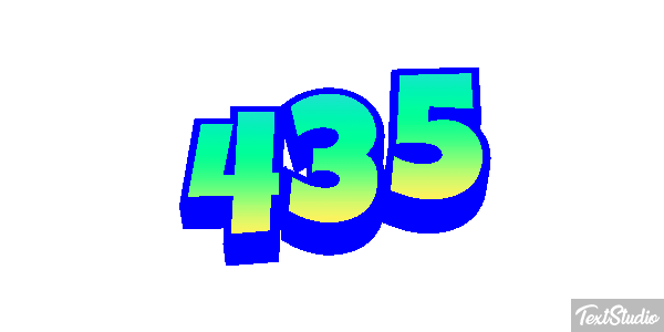 435 Текстовый эффект