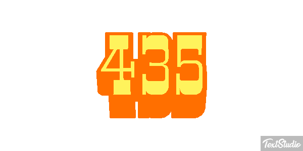 435 Текстовый эффект