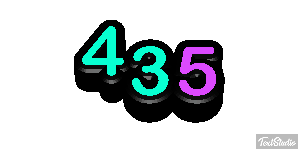435 Текстовый эффект