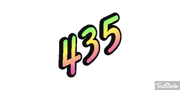 435 Текстовый эффект