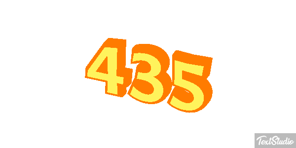 435 Текстовый эффект