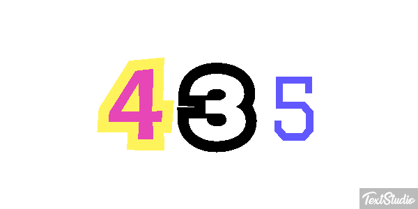 435 Текстовый эффект