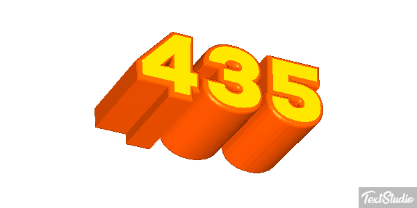 435 Текстовый эффект