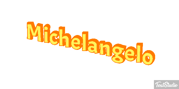 Michelangelo Effetto testo