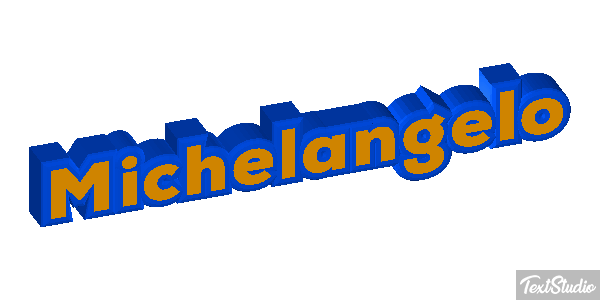 Michelangelo Effetto testo