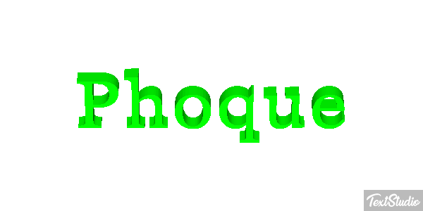 Phoque Effet de texte