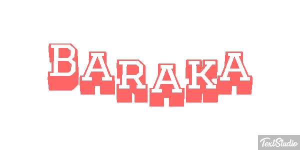 Baraka Text effect