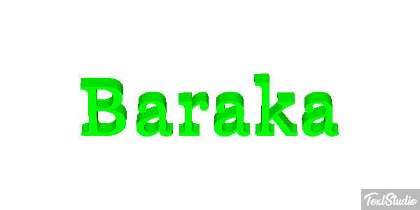 Baraka Text effect