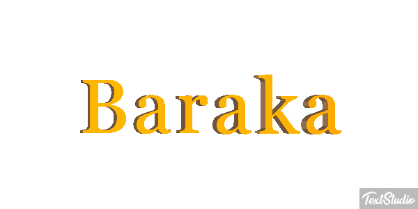 Baraka Text effect
