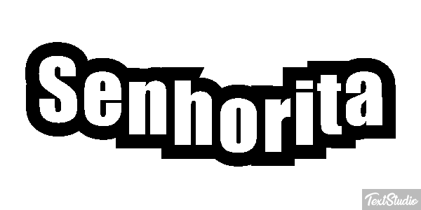 Senhorita Efeito do texto