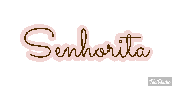 Senhorita Efeito do texto