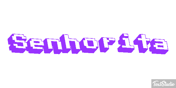 Senhorita Efeito do texto