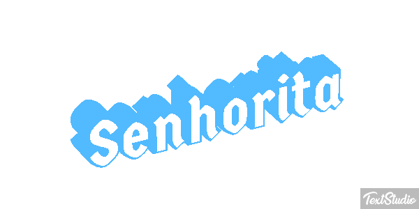 Senhorita Efeito do texto