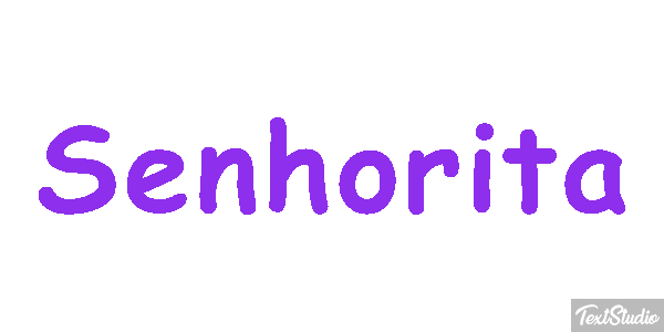 Senhorita Efeito do texto
