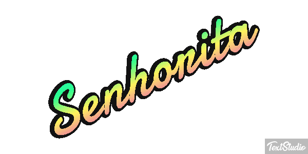 Senhorita Efeito do texto