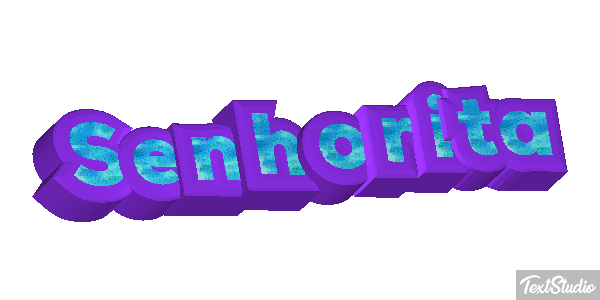 Senhorita Efeito do texto