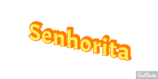 Senhorita Efeito do texto