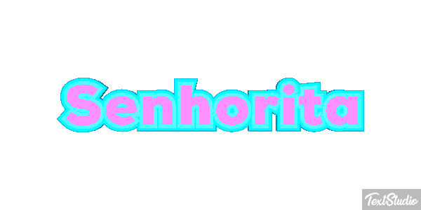 Senhorita Efeito do texto