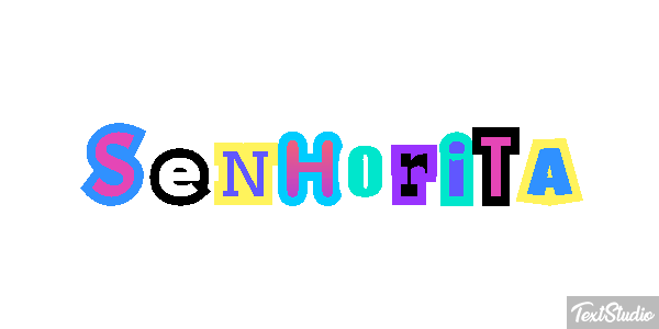 Senhorita Efeito do texto