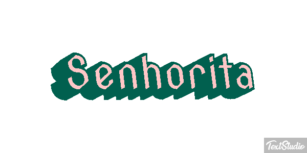 Senhorita Efeito do texto